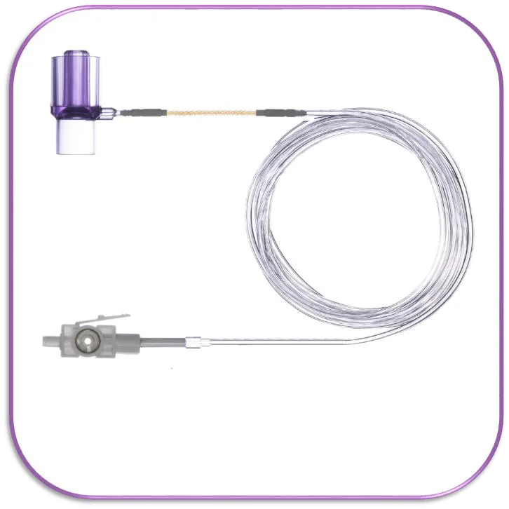 Linha de amostragem CO2 Respironics Alta Humidade - Baixo espaço morto